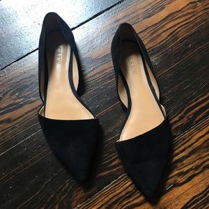J Crew Black Flats